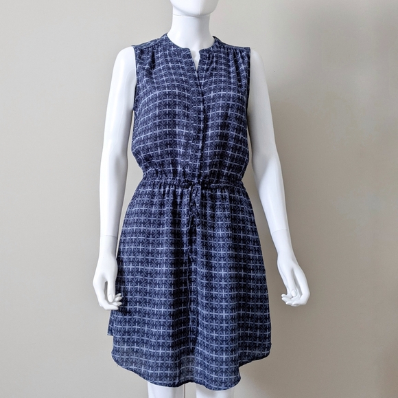 Joe Fresh Blue Tunic Dress with Pockets - Picture 3 of 6